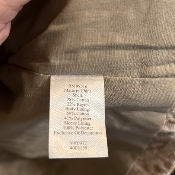 coldwater Creek Womens Open Jacket size 10 - Picture 9 of 10